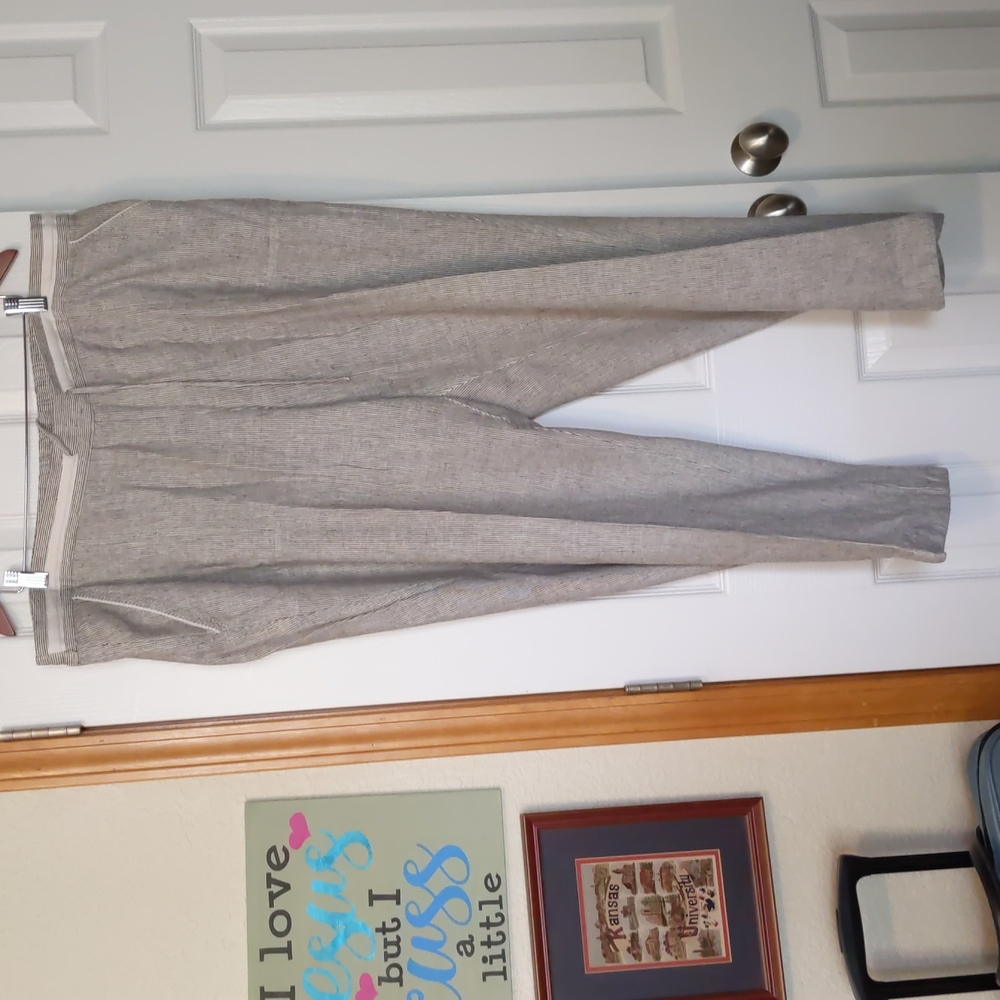 3X Linen Rayon Drawstring Pants